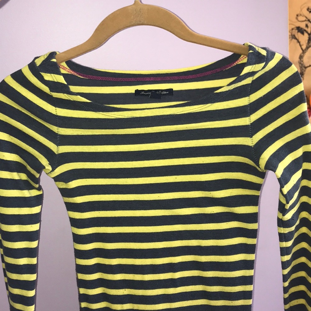 Striped American Eagle TShirt